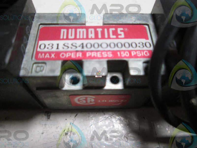 NUMATICS 031SS400O000030 SOLENOID VALVE  UNMP
