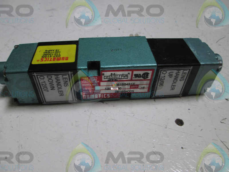 NUMATICS 081SS431K SOLENOID VALVE  UNMP