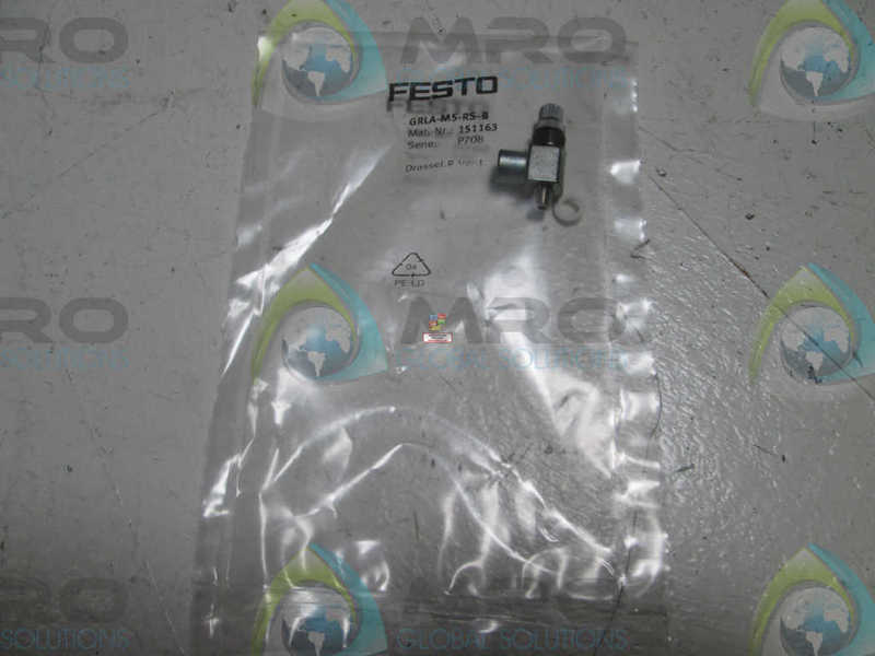 FESTO GRLA-M5-RS-B ONE WAY CONTROL VALVE  NSMP