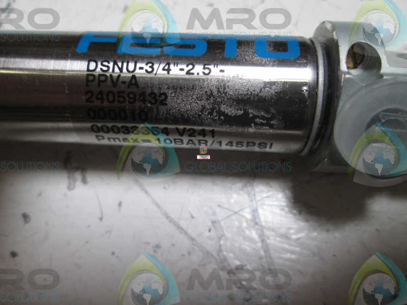 FESTO DSNU-3/4"-2.5"-PPV-A PNEUMATIC CYLINDER  NSNP