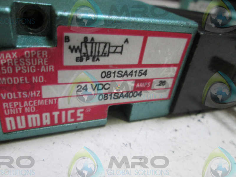 NUMATICS 081SA4154 SOLENOID VALVE  UNMP