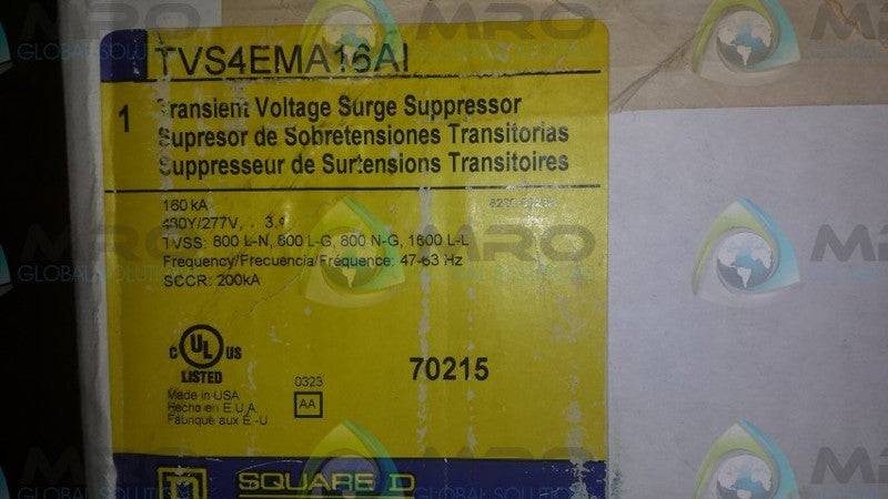 SQUARE D TVS4EMA16A1  NSMP