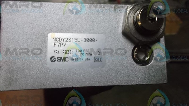 SMC NCDY2S15L-3000-F7PV RODLESS CYLINDER * NEW *