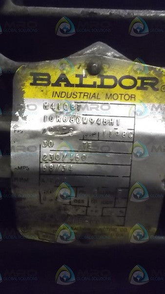 BALDOR M4108T MOTOR 30HP 3510RPM * NEW *