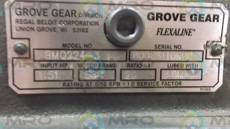 GROVE GEAR BMQ224-3  UNMP