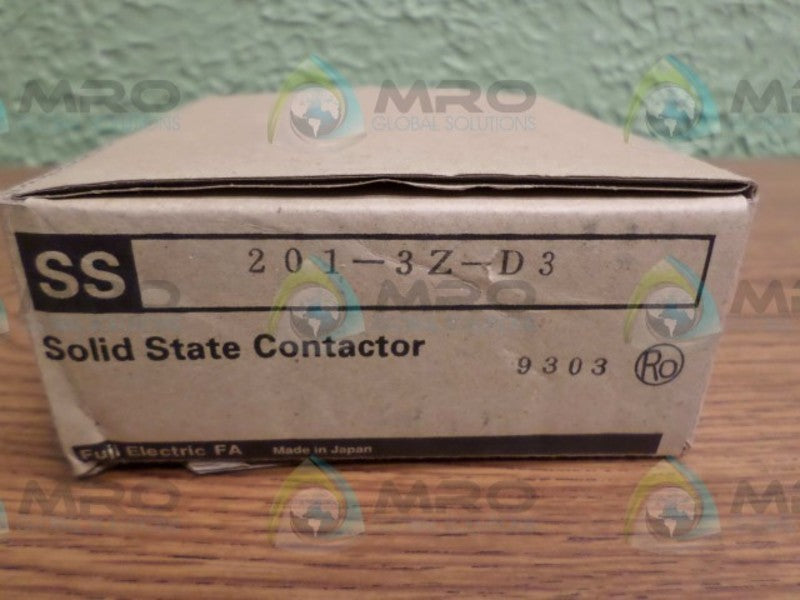 FUJI ELECTRIC SS201-3Z-D3 SOLID STATE CONTACTOR * NEW IN BOX *
