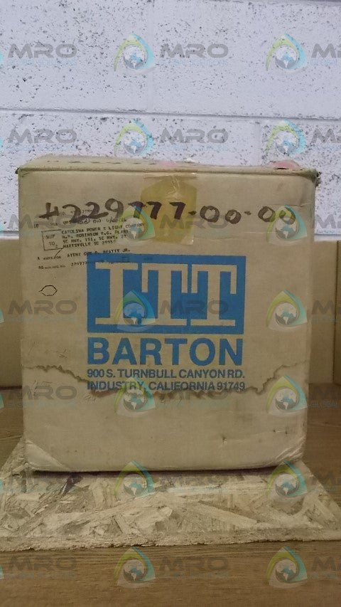ITT BARTON DIFFERENTIAL PRESSURE UNIT * NEW IN BOX *