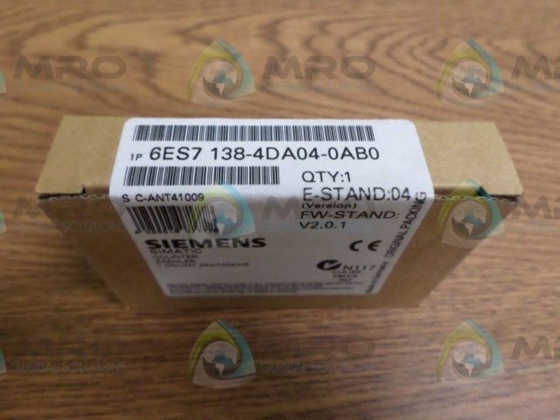 SIEMENS 6ES7138-4DA04-0AB0  SYMATIC COUNTER * FACTORY SEALED *
