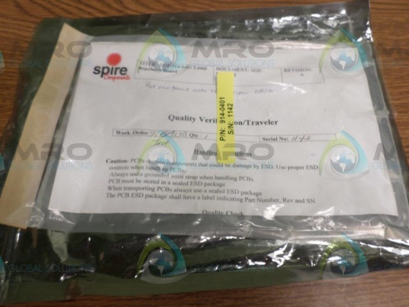 SPIRE 914-0401 * NEW NO BOX *