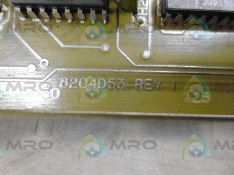 8204D43 REV.1 * USED *