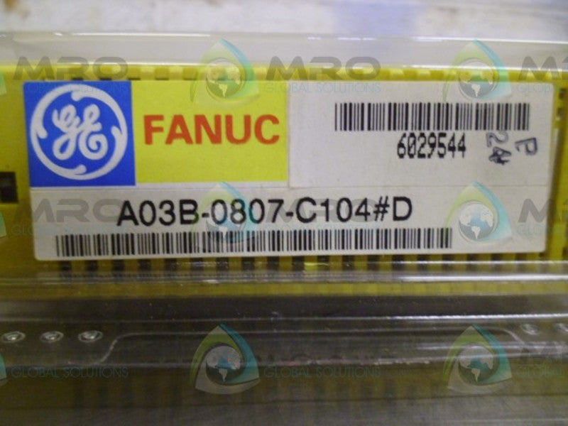 GE FANUC A03B-0807-C104#D I/O MODULE * FACTORY SEALED *