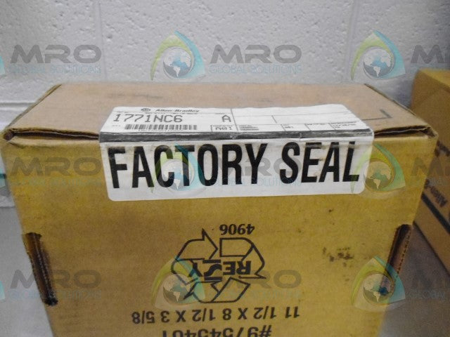 ALLEN BRADLEY 1771-NC6 SER. A ANALOG CABLE DATE: 1998 * FACTORY SEALED *