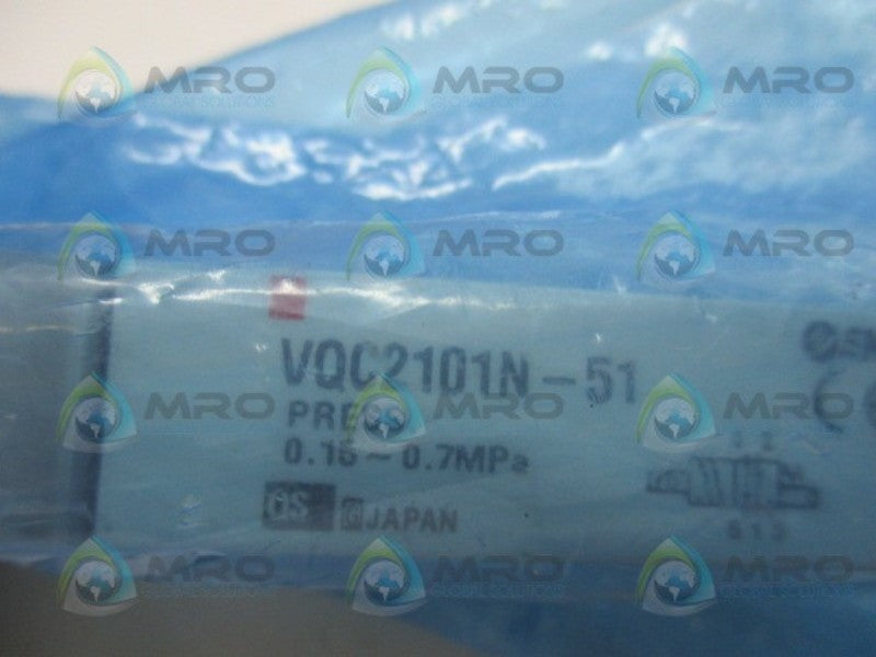 SMC VQC2101N-51 SOLENOID VALVE * NEW IN FACTORY BAG *