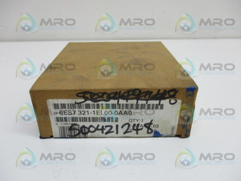 SIEMENS SIMATIC S7 6ES7321-1EL00-0AA0 DIGITAL INPUT MODULE * FACTORY SEALED *