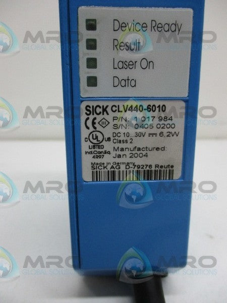 SICK CLV440-6010 BAR CODE SCANNER  NSMP