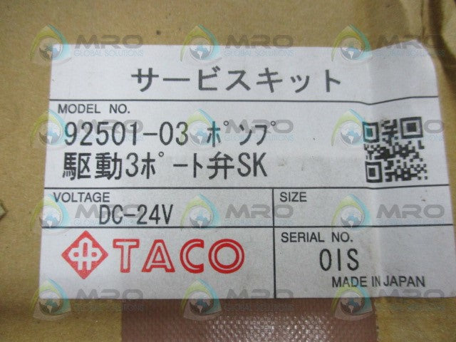 TACO 92501-03 SOLENOID COIL * NEW IN THE BOX *