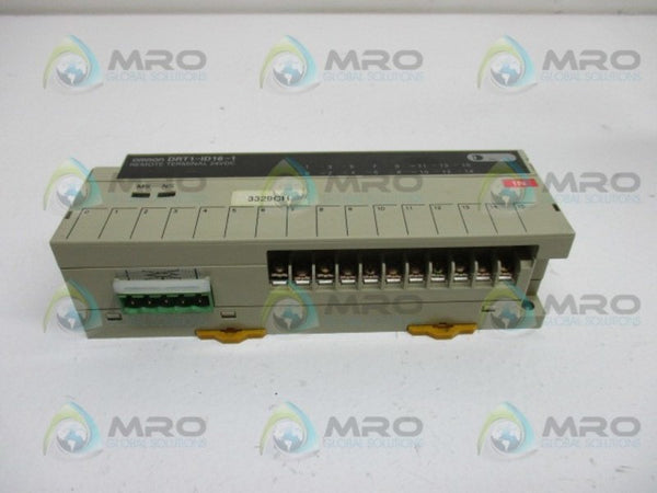 OMRON DRT1-ID16-1 REMOTE I/O TERMINAL MODULE  UNMP