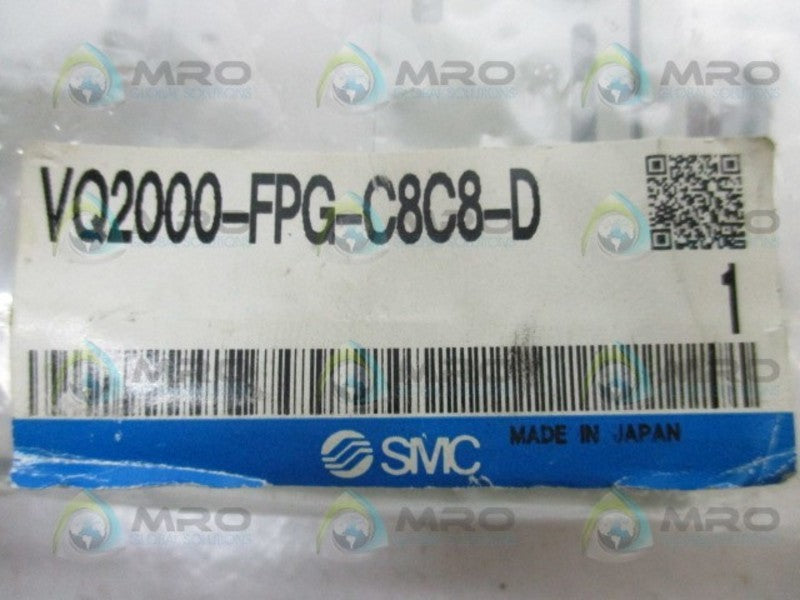 SMC VQ2000-FPG-C8C8-D DOUBLE CHECK BLOCK  NSMP