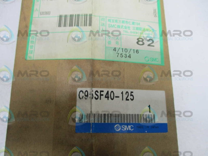 SMC C95SF40-125 HYDRAULIC CYLINDER  NSFS