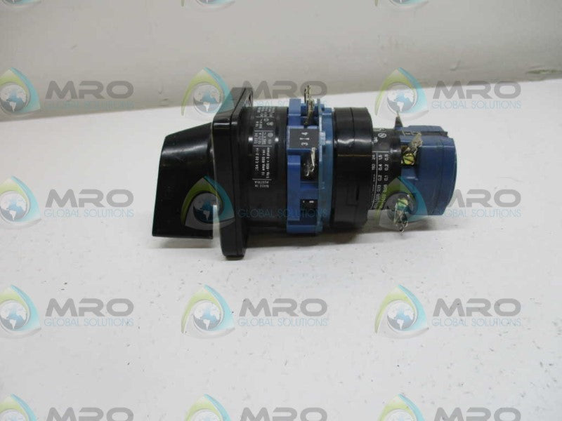 KRAUS & NAIMER A201 2G.NR.9-5492.4 ROTARY SWITCH  NSNP