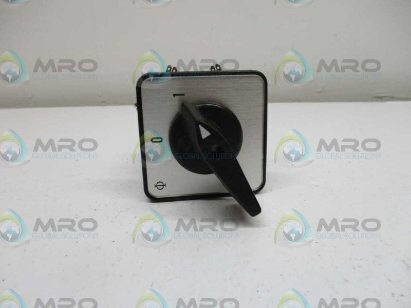 KRAUS & NAIMER A201 2G.NR.9-5492.4 ROTARY SWITCH  NSNP