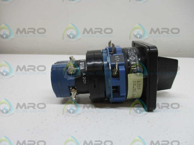 KRAUS & NAIMER A201 2G.NR.9-5492.4 ROTARY SWITCH  NSNP