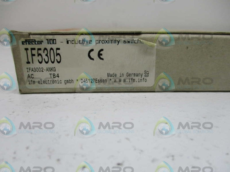 IFM EFECTOR IF5305 PROXIMITY SENSOR  NSMP