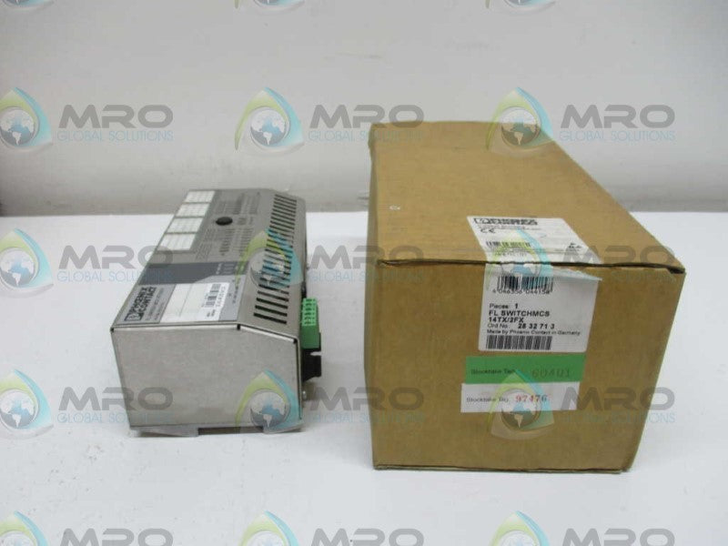 PHOENIX CONTACT FLSWITCHMCS14TX/2FX 2832713 ETHERNET SWITCH  NSMP