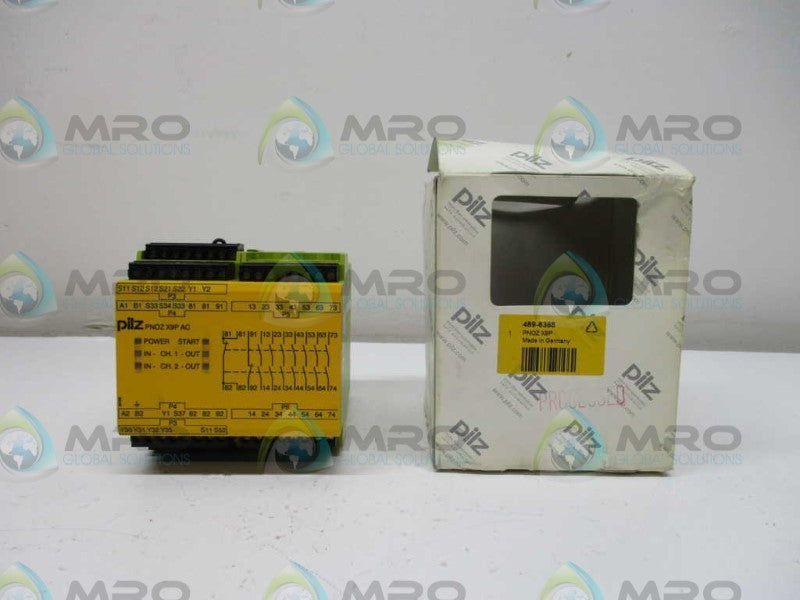 PILZ PN0ZX9P24VDC100-240VACDC7no2so 777606 SAFETY RELAY SWITCH  NSMP