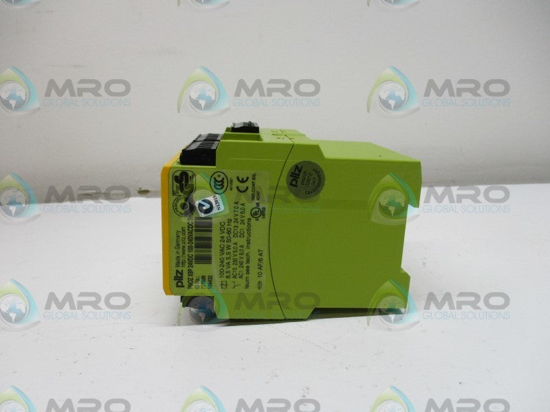 PILZ PN0ZX9P24VDC100-240VACDC7no2so 777606 SAFETY RELAY SWITCH  NSMP