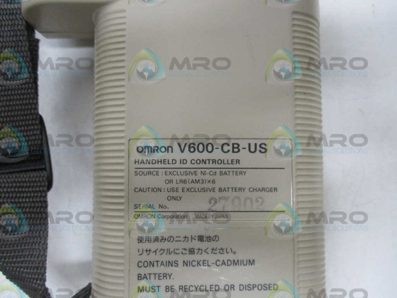 OMRON V600-CB-US HANDHELD ID CONTROLLER  UNMP
