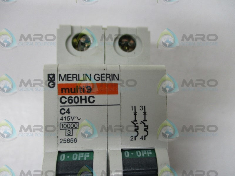 MERLIN GERIN 25656 CIRCUIT BREAKER 4A  NSNP