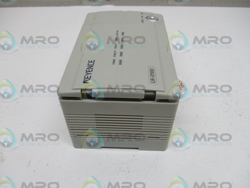 KEYENCE LK-2100 LASER DISPLACEMENT CONTROLLER (NO KEY)  NSMP