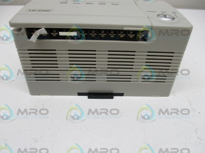 KEYENCE LK-2100 LASER DISPLACEMENT CONTROLLER (NO KEY)  NSMP