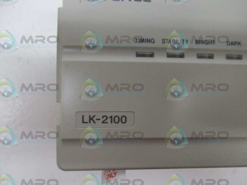 KEYENCE LK-2100 LASER DISPLACEMENT CONTROLLER (NO KEY)  NSMP