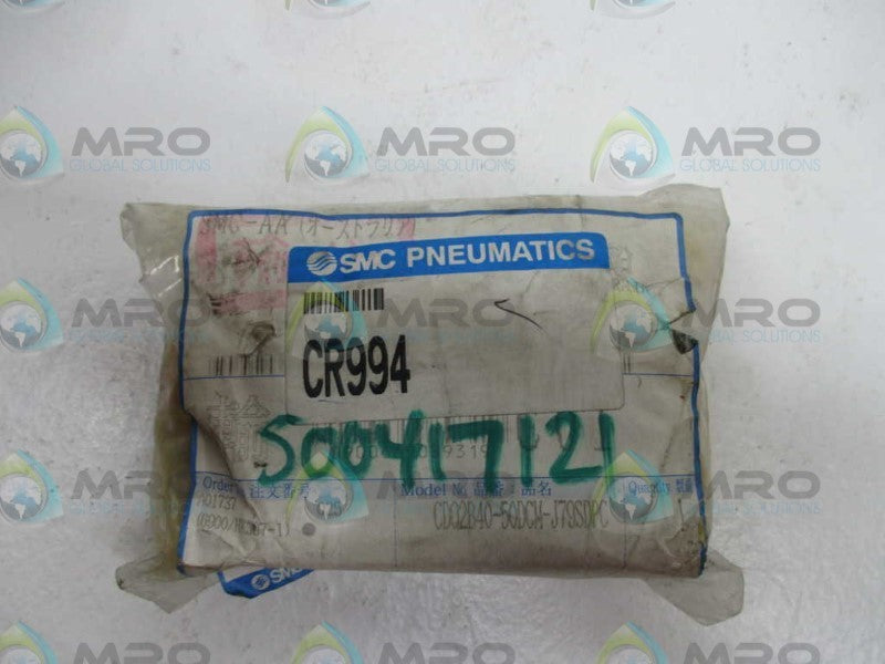 SMC CDQ2B40-50DCM-J79SDPC PNEUMATIC CYLINDER  NSMP