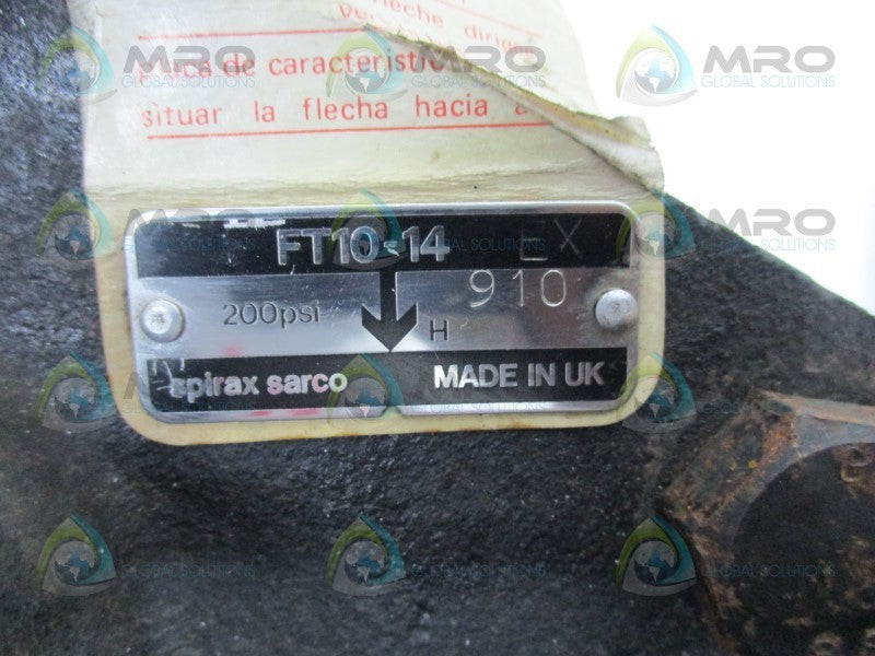 SPIRAX SARCO FT10-14EX PN16 GG25 CAST IRON FLOAT 2"  UNMP