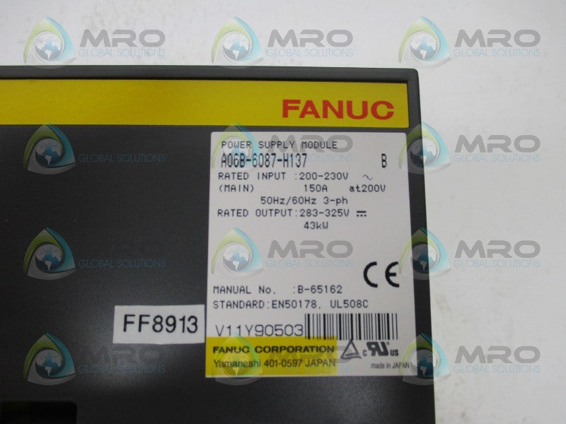 FANUC A06B-6087-H137  NSMP