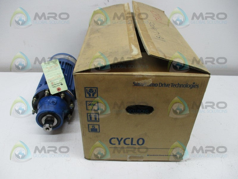 SUMITOMO CNFM1-6095-B-17 CYCLO GEARMOTOR 1500 RPM 17:1  NSMP