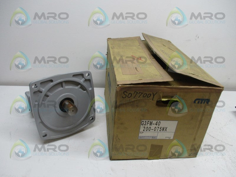 GTR G3FM-40-200-075WX INDUCTION MOTOR  NSMP