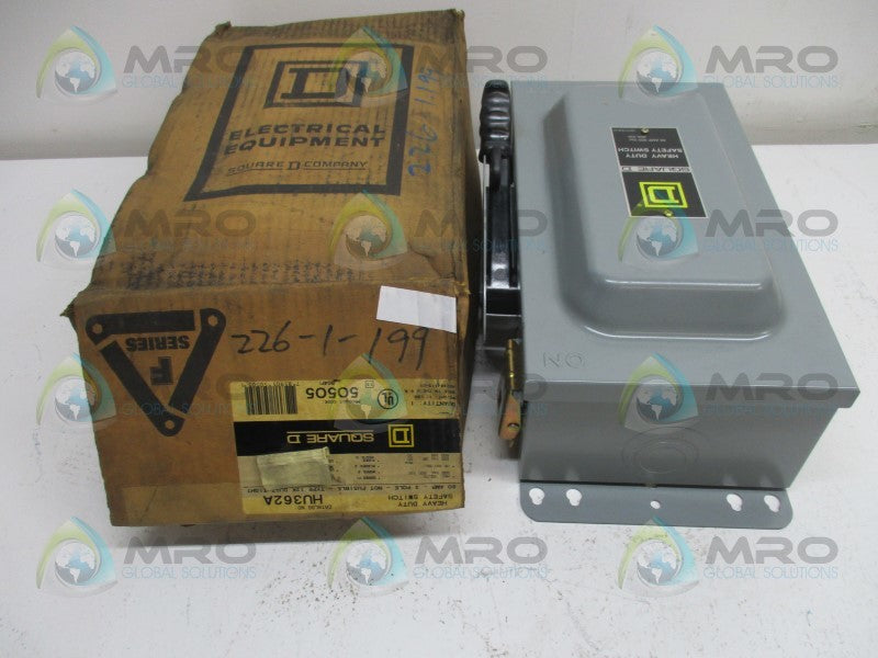 SQUARE D HU362A SAFETY SWITCH  NSMP