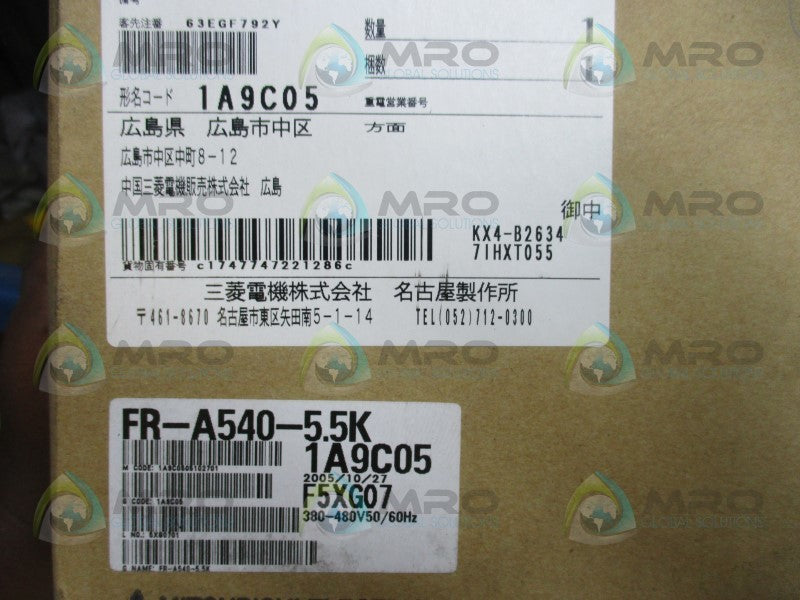 MITSUBISHI FR-A540-5.5K  NSFS