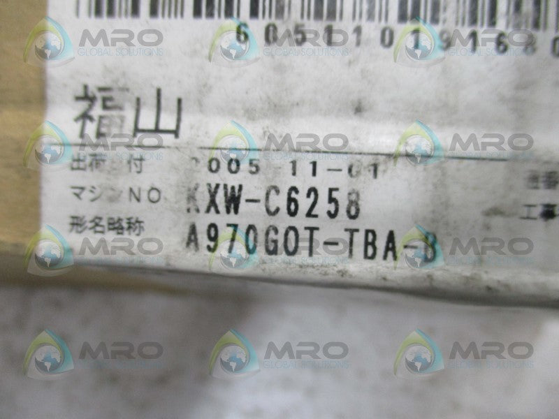 MITSUBISHI A97OGOT-TBA-B GRAPHIC OPERATION TERMINAL  NSMP