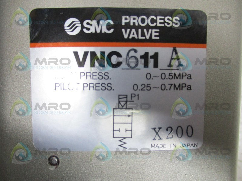 SMC VNC611A VALVE  NSMP