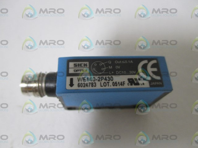 SICK WE140-2P430 PHOTOELECTRIC SENSOR *USED*