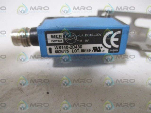 SICK WS140-2D430 PHOTOELECTRIC SENSOR *USED*