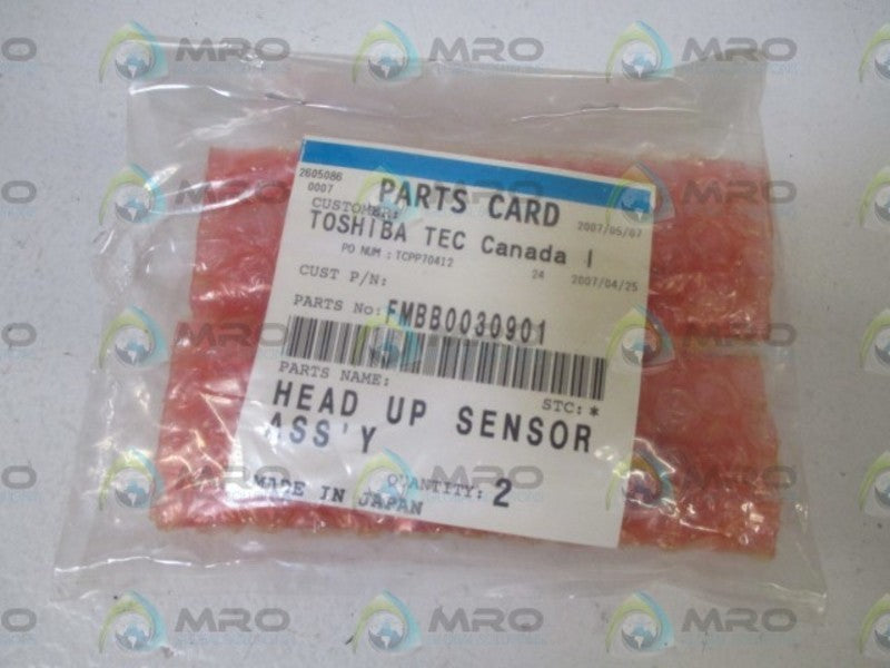 TOSHIBA FMBB0030901 HEAD UP SENSOR (2QTY.) * NEW IN A BAG *