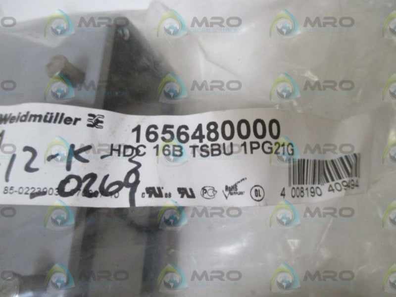 WEIDMULLER HDC 1656480000 CONNECTOR HOUSING * NEW IN A FACTORY BAG *