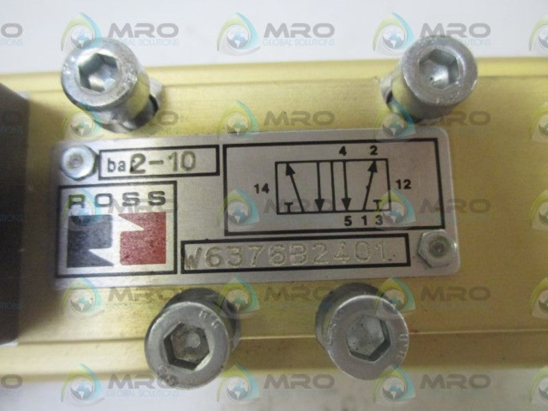 ROSS W6376B2401 SOLENOID VALVE *NEW NO BOX*