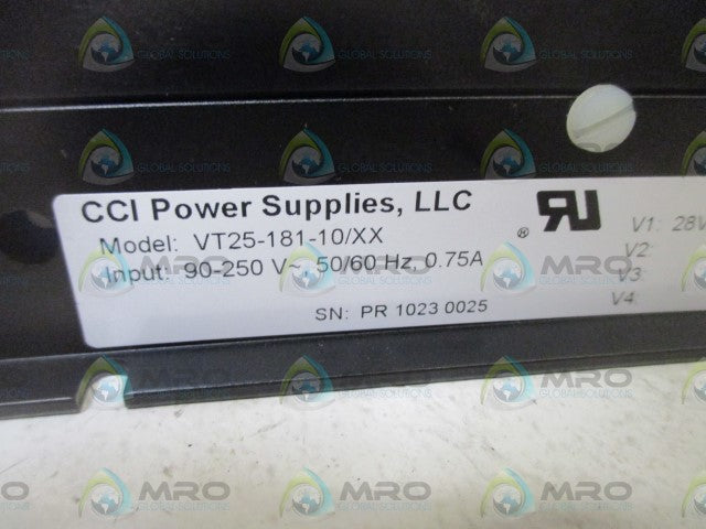CCI VT25-181-10/XX POWER SUPPLY *NEW NO BOX*